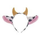 Bandeaux d'oreilles cosplay animal - bandeaux de vache Halloween femmes fête accessoire cheveux