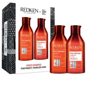 Redken Frizz Dismiss Smoothing Shampoo & Conditioner 300ml Duo - Picture 1 of 9