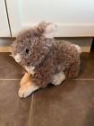 Ty Classic Plush Orchard The Brown Laying Easter Bunny Rabbit