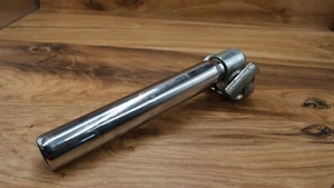 1980s touring plain seatpost L'ART steel chromed 25.2 mm - Picture 1 of 9
