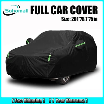 Cubierta de coche completa impermeable polvo protección solar para todo tipo de clima para BMW X5 ajuste personalizado Foto 1 de 4