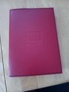 Cuaderno de papel de cuero genuino Redworks Red Journal nuevo, sin usar - Imagen 1 de 8