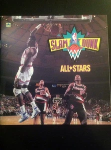VINTAGE 1993 NBA SLAM DUNK ALL STARS PAPERBACK BOOK JORDAN EWING BARKLEY MORE - Picture 1 of 4