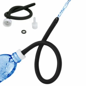 Shower Anal Cleaner Silicone Anus Enema Vaginal Washing Douche Nozzle Enema Tube - Picture 1 of 11
