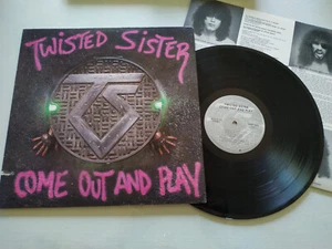 Twisted Sister come out and Play 81275-1 First Press - LP vinyl 12 " VG/VG MG Am - Picture 1 of 5