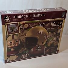 Florida Seminoles 500 Piece Puzzle 24"x18" Helmet Stadium You The Fan 