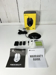 CORSAIR SCIMITAR RGB ELITE Optical MOBA/MMO GAMING MOUSE - BLACK (CH-9304211-NA) - Picture 1 of 11