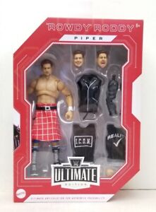 Mattel 7" WWE WCW Ultimate Ed Monday Night Wars Walmart Ex Rowdy Roddy Piper NIB