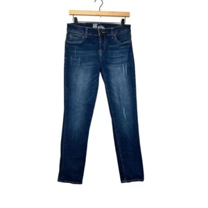 Kut from the Kloth Straight Leg Jean Low Mid Rise Dark Wash Size 4 KP570MB2 - Picture 1 of 6