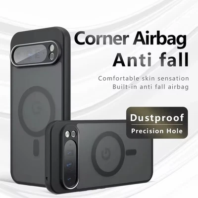 For Google Pixel 10Pro XL Fold Case MagSafe Magnetic Shockproof Slim Matte Cover - Image 1 of 4