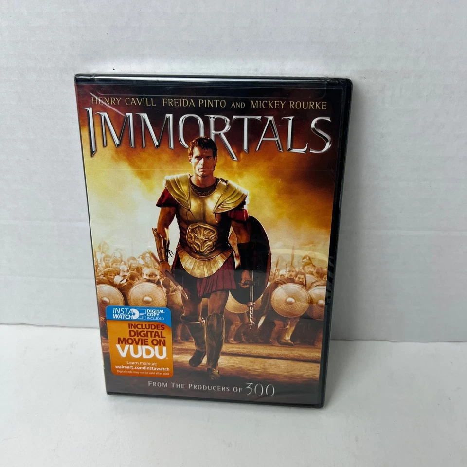 Immortals DVD 2011 Henry Cavill Freida Pinto Mickey Rourke Action New Sealed - Image 1 of 4