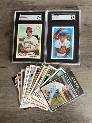 Tom Seaver 16张套装带分级卡 — 第 1/4 张图片