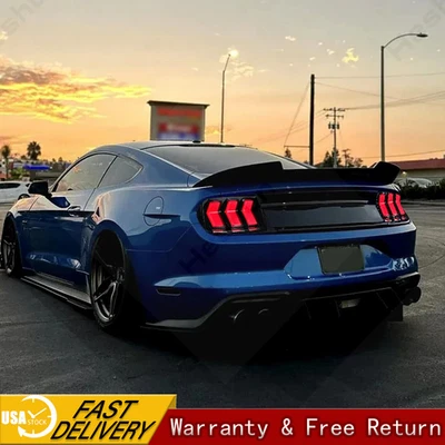 Pair RGB Tail Lights For 2015-2023 Ford Mustang GT350 GT500 Animation Sequential Foto 1 de 4