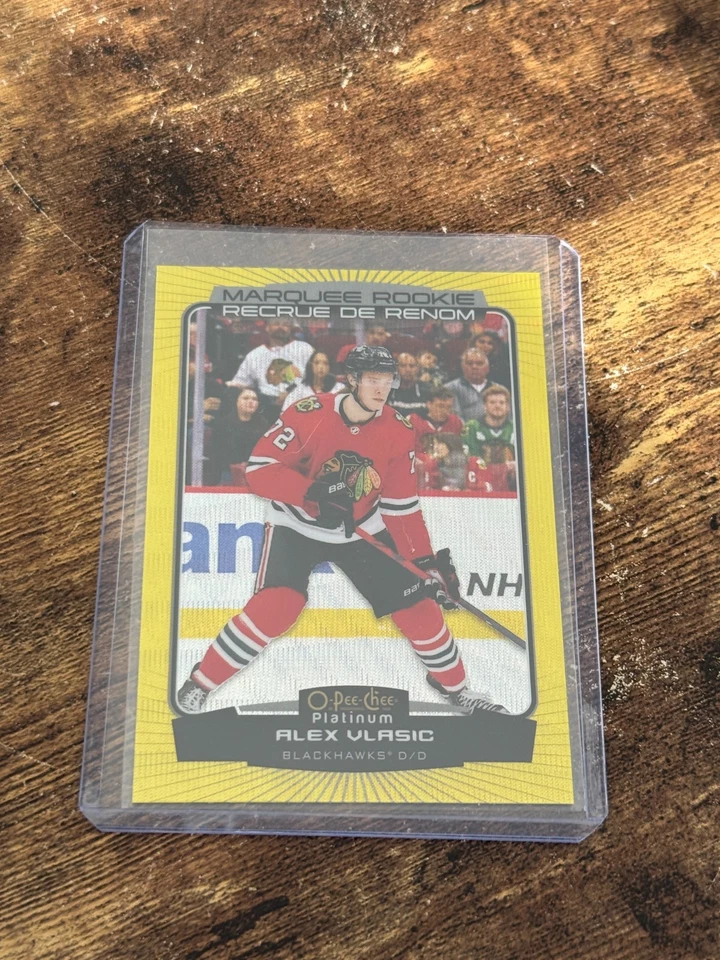 2022-23 OPC Platinum Marquee Rookie Neon Yellow Surge #235 Alex Vlasic - Image 1 of 1