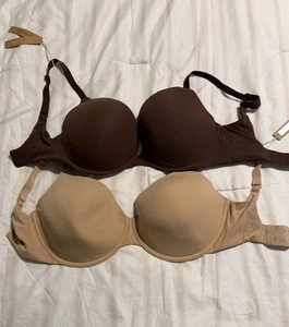 NWT Skims Women’s T-Shirt And Push Up Bra Lot 2 Size 32H - Picture 1 of 4