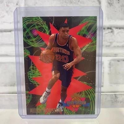 1994-95 Fleer Basketball Allan Houston Rookie Sensation #10 of 25 - Image 1 of 2