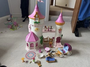 Playmobil Princess Castle Bundle With Royal Couple & Horse & Carriage. £25 - Picture 1 of 14
