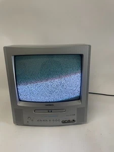 2002 Toshiba 13" CRT TV/DVD Combo MD13M1 Retro Gaming NO REMOTE - TESTED WORKING - Picture 1 of 6