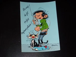 CARTE POSTALE - GASTON LAGAFFE - FRANQUIN - Ed  DALIX - 1989 - N° 58 - CHAT - Imagen 1 de 1