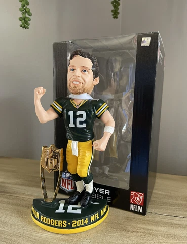 AARON RODGERS Green Bay Packers 2014 NFL League MVP Honors Bobblehead #/360 NIB! Cover
