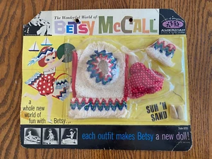 Vintage Betsy McCall Sun 'N Sand Factory Sealed Outfit Style 8201 - Picture 1 of 2
