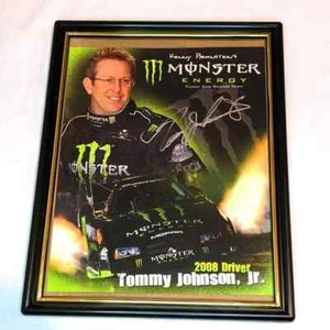 NHRA Signed Framed Tommy Johnson Jr. Promo Photo - Picture 1 of 3