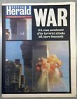 September 12, 2001 911 Boston Herald NEW, UNREAD & COMPLETE NEWSPAPER 'WAR'