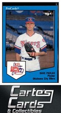 Dave Pavlas 1989 ProCards Minor League Team Sets #1529  Oklahoma City 89ers
