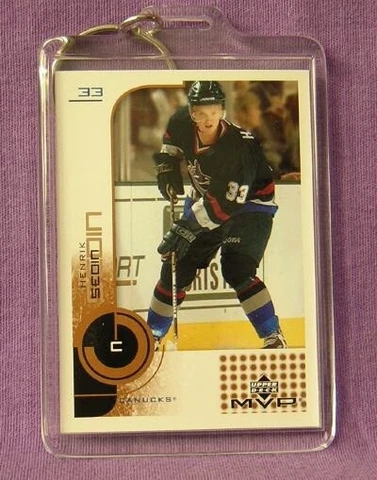 NHL Henrik SEDIN Vancouver CANUCKS Keychain NEW Cover