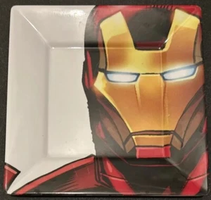 3 Melamine Square Plate Set 8"x 8" Marvel Thor Ironman Captain America The Hulk - Picture 1 of 4
