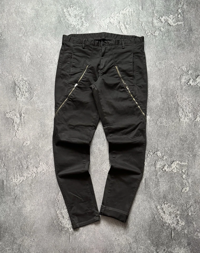 Pantalón Pantalón Jean Chino Takeshy Kurosawa 32/32 Avantgarde 3D Y2K Vintage  Foto 1 de 4