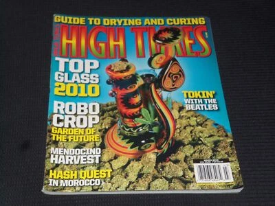 2010 MARCH HIGH TIMES MAGAZINE - TOP GLASS 2010 FRONT COVER - L 20329 - Image 1 of 2