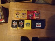 8  Shoot Out & match attax Empty Squad Boxes