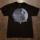 Star Wars Death Star "This Is My Happy Place " T Shirt Small Crew Neck Vader