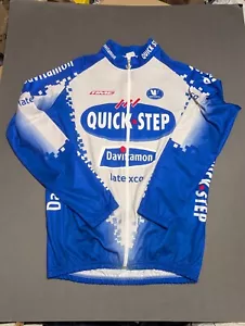 Maglia Vermarc Quick Step Davitamon full zip manica lunga XXXL EU 56 - Foto 1 di 4