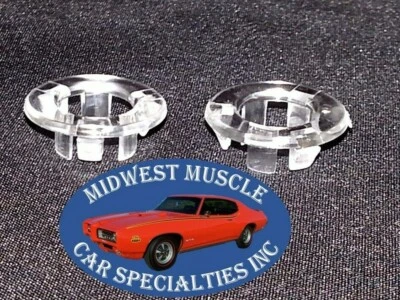 Ford Lincoln Mercury Clear Door Panel Lock Knob Pulls Grommet Ferrules 2pcs LI - Image 1 of 4