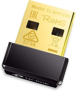 TP-LINK - TL-WN725N - Wireless N Nano USB Adapter - 150Mbps - Picture 1 of 2