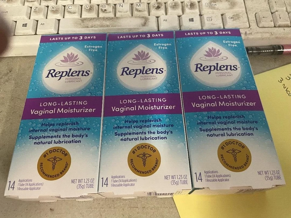 3X Replens Long- Lasting Vaginal Moisturizer 14 Applications PLEASE READ FIRST! - Image 1 of 1
