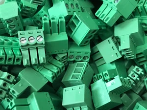 50Pcs X  EC350V-03P  DINKLE  TERM BLOCK PLUG 3 WAY - Picture 1 of 3