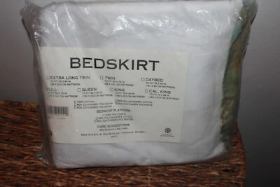 Vintage NIP Dan River King Bed Skirt - Old New Stock - Factory Sealed - Image 1 of 2