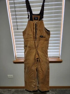 WALLS Workwear mens insulated canvas zip overalls  38-40 - Picture 1 of 12