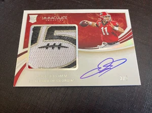 Camiseta deportiva Immaculate Collection Collegiate Jake Fromm 2020/5 RPA parche automático - Imagen 1 de 4