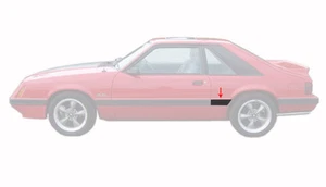 1985-1986 Ford Mustang LX Left Drivers Front of Quarter Body Moulding Molding - Picture 1 of 1