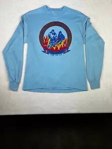 Vintage 1987 Ice Hockey Rochester International USA Vs Canada Blue Tshirt S/M - Picture 1 of 8