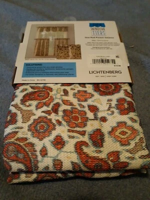 Window curtain Kobi Floral Valance Flowers Lichtenberg flowers - Image 1 of 4