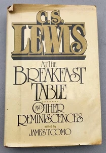 C.S.Lewis At The Breakfast Table Hardcover 1st Print MacMillian Publishing - Picture 1 of 9