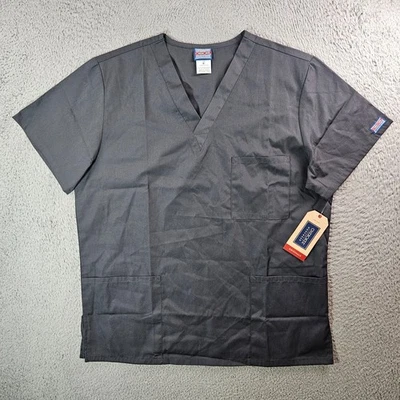 NUEVO Cherokee Scrub Ropa de Trabajo Unisex Mediana Cuello en V Originales Manga Corta Gris Foto 1 de 4