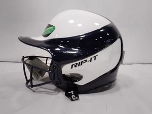 RIP-It Vision Pro Softball Helmet with Face Mask Matte Two-Tone Navy - Picture 1 of 5