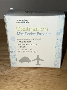 Creative Memories Mini Pocket Punches Destination 1 Car & 1 Airplane Punch n Box - Picture 1 of 1