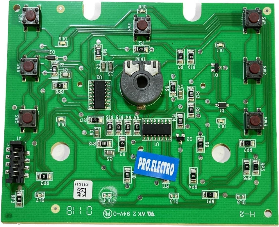 Display Card Coffee Machine Delonghi Cat.mac Ecam 22.110.B 5213216011-00 - Image 1 of 1